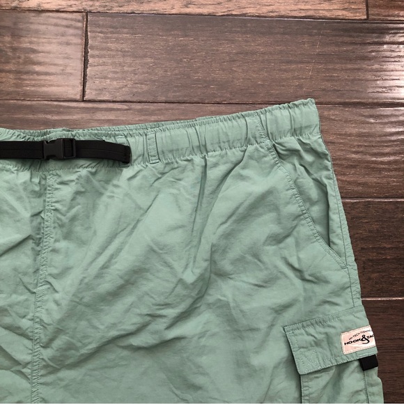 Hook And Tackle Swim Trunks Shorts Mens 4XL Green Adjustable Buckle Mesh Lined - Picture 6 of 15